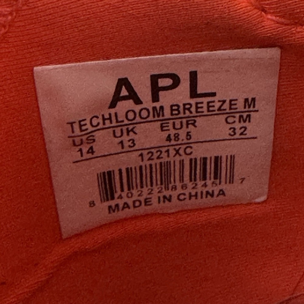 APL TechLoom Breeze M Running Shoes Men 14 Orange Athletic Propulsion Lab 1221XC - Picture 7 of 8